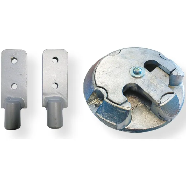 Verrou Auto Bloc Rond + 2 Patte