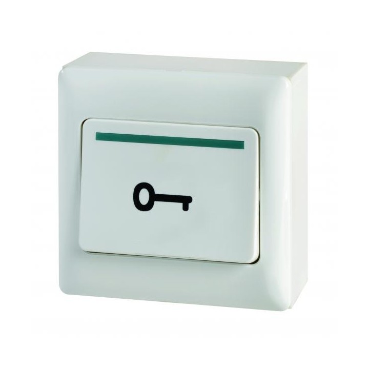 Bouton poussoir de sortie saillie à double sécurité no/nf en abs