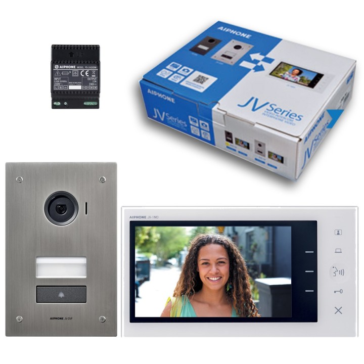 KIT VIDEO ENCASTRE 2 FILS*