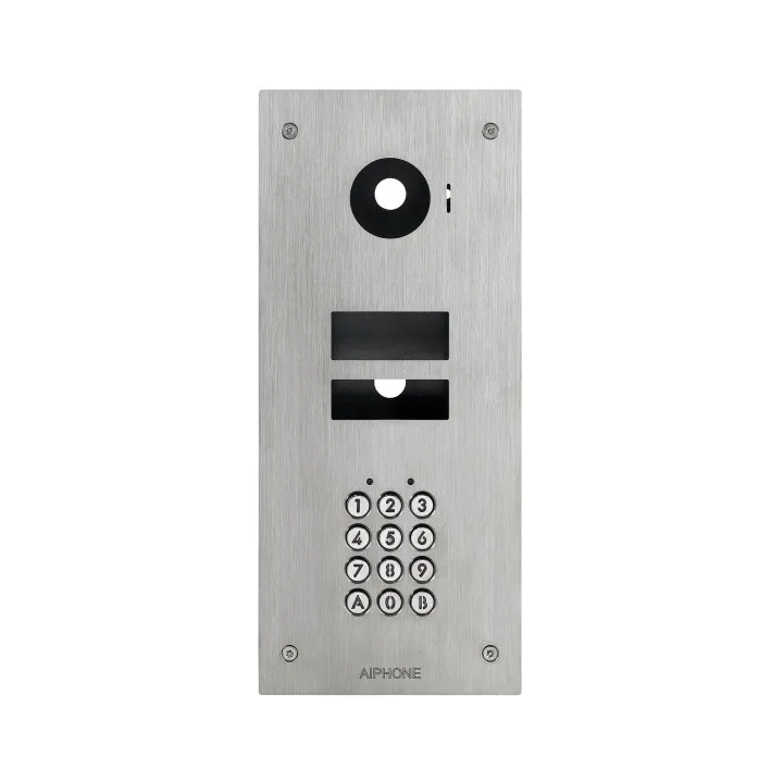 Façade Inox, Saillie, Clavier 100 Codes, 2 Relais Pour Jvs1F Ou Platine Jvdvf