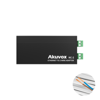 Convertisseur Réseau Réseau Ip 2 Fils. Prévoir Alim Din48V-Ak