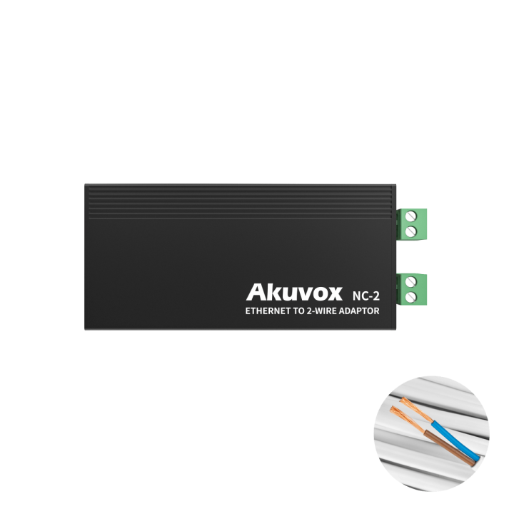 Convertisseur Réseau Réseau Ip 2 Fils. Prévoir Alim Din48V-Ak