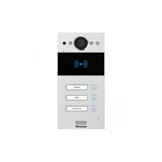 Interphone Vidéo Compact Sip+3 Bouton Video & Lect De Carte