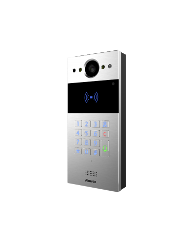 Interphone Vidéo Sip+Clavier Et Lecteur De Carte Rf. Caméra 2Mp