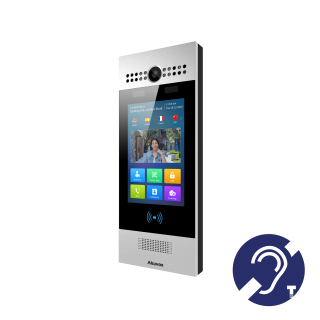 Interphone Vidéo Android Sip+Boucle Magnétique, Reconnaissance F