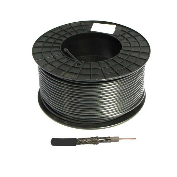 COAX 17dB 75OHMS PE NOIR EXT