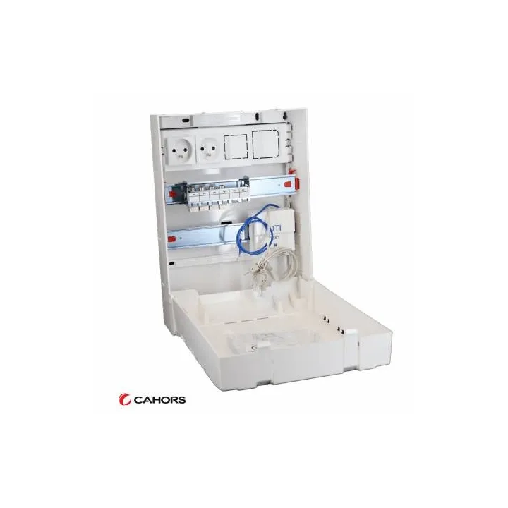 Tableau De Communication 357 Encastre G3 2P+Câble 4 Rj Cat6A Dti Bac