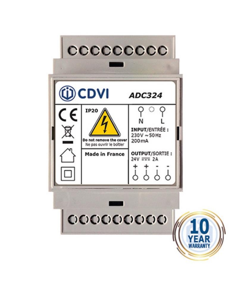 Alimentation À Découpage 24V Dc-2 A-Rail Din- 3 Modules