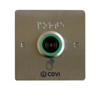 Commande infrarouge avec plastron inox 80x80