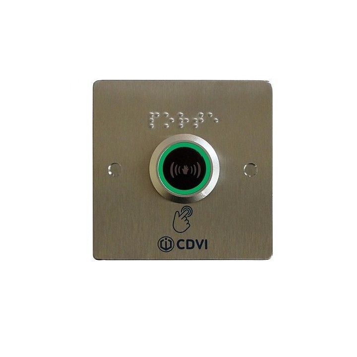 Commande Infrarouge Avec Plastron Inox 80X80
