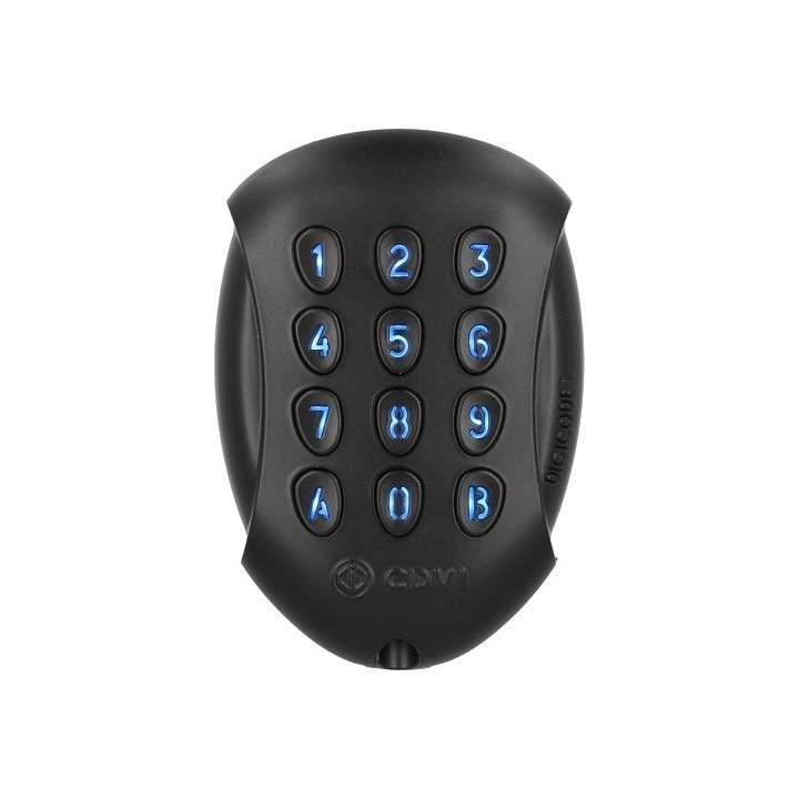 Galeobt Black Mat Digicode® Alliage D Aluminium 100 Codes 3 Relais