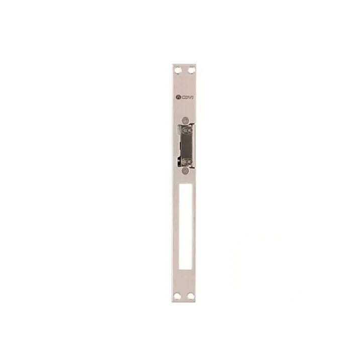 Gâche Symétrique 2 Temps 10/24V Ac/Dc 67Mm + Contact + Têtière Inox