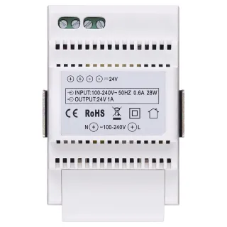 Alimentation Din 100-240V~ 50/60Hz 24Vdc
