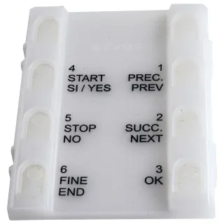 Caoutchouc Clavier Plaque 89Fx, 12Fx