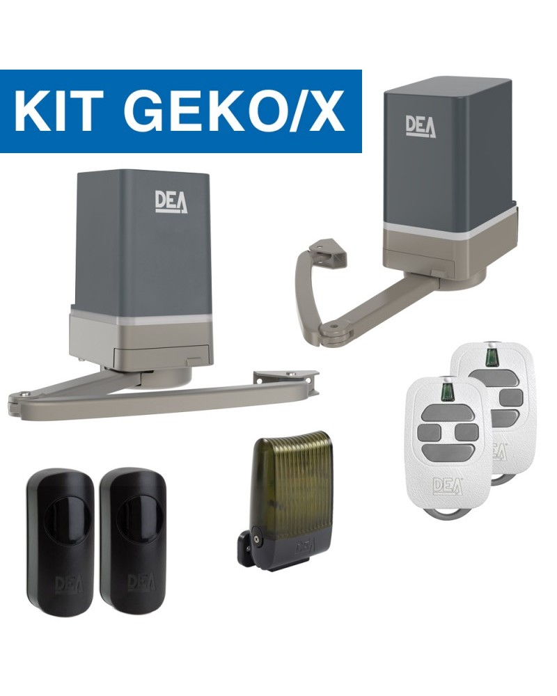 Kit Gekox 2 Vantaux 2Ml Par Vantail Avec 2 Gt4 1 Linearxs 1 Auran