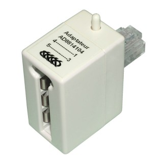ADAPTATEUR RJ45 MALE PRISE EN T 3 paires femelle