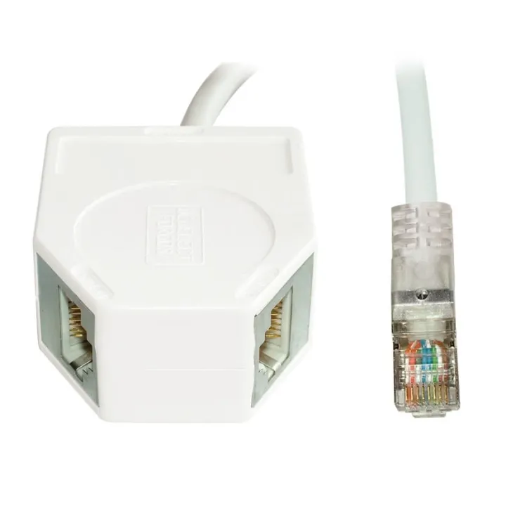 Dedoubleur Compact Blinde Femelle/Femelles Cat5E 3/Rj45