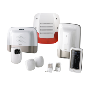 PACK ALARME ET VIDEO RADIO COMPRENANT 1 CENTRALE SIRENE, 1 CLAVI