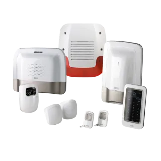 Pack Tyxal+ Vidéo | Pack Alarme 8 Zones Sans Fil Connecté Avec Transmetteur Gsm