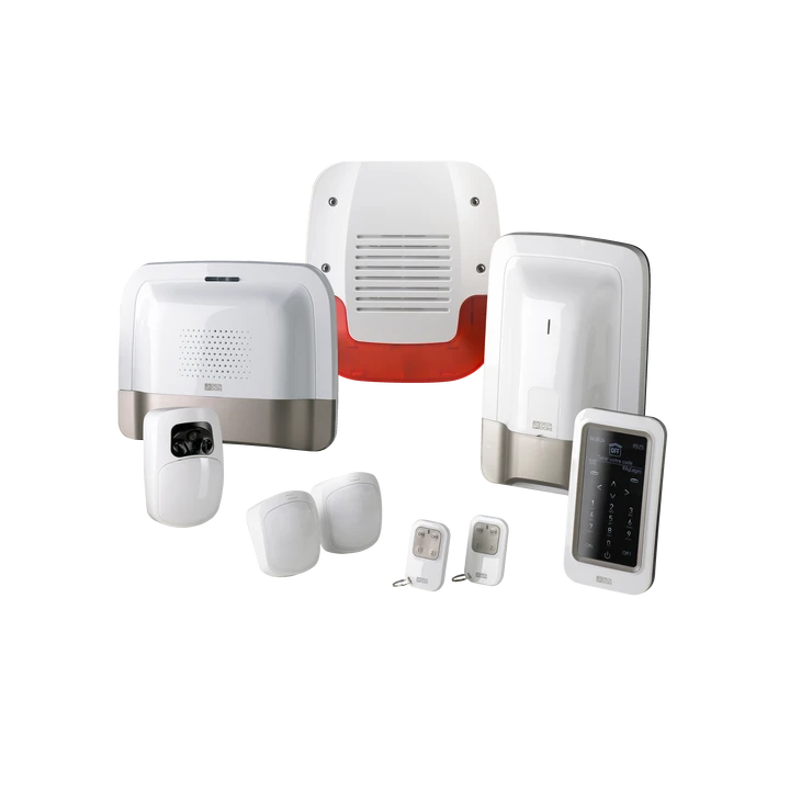 Pack Tyxal+ Vidéo | Pack Alarme 8 Zones Sans Fil Connecté Avec Transmetteur Gsm