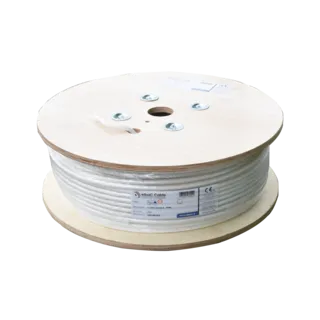 Câble Câble Coax 11Vatc Classe A Blanc Touret De 500 M