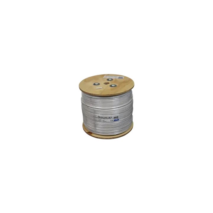 Câble Câble Coax 17Vatc Classe A Triple Écran Blanc 500M 100160W5