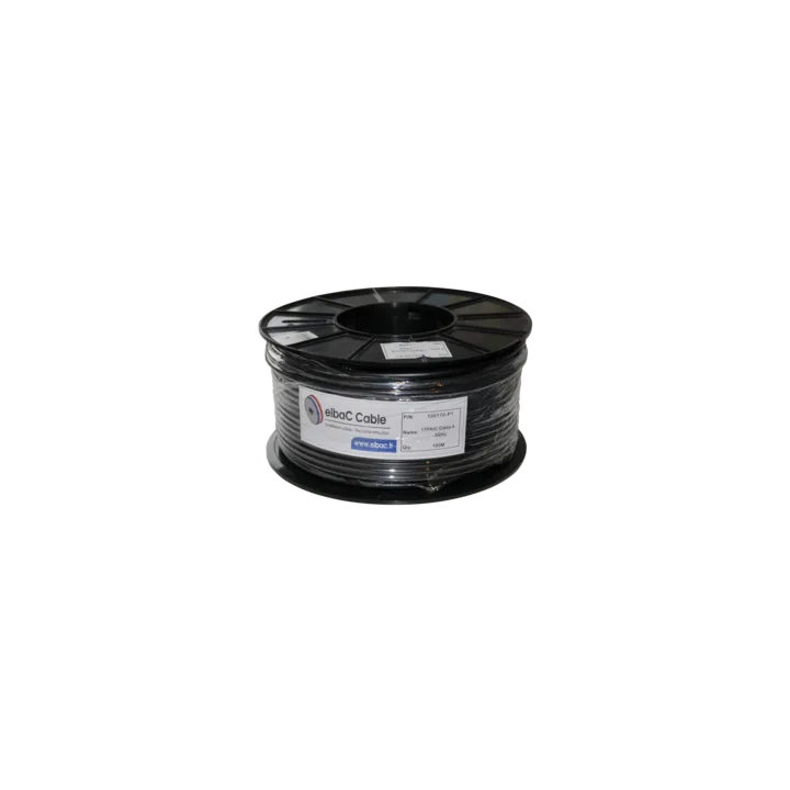 Câble Câble Coax 17 Patc Classe A Triple Écran Noir 500M-100170