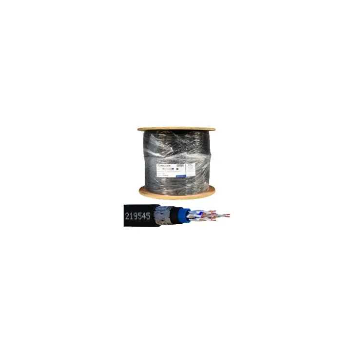 Câble U/Ftp Cat6A 650Mhz Swb Pe Bob. Bois 250 M