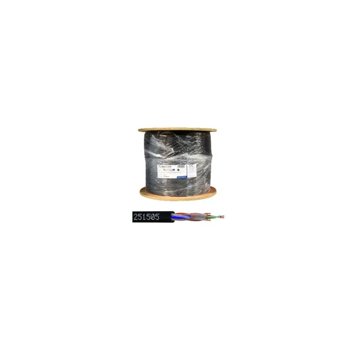 Câble Utp Cat6 Interieur/Exterieur Xl-Lszh Bob. Bois 500 M