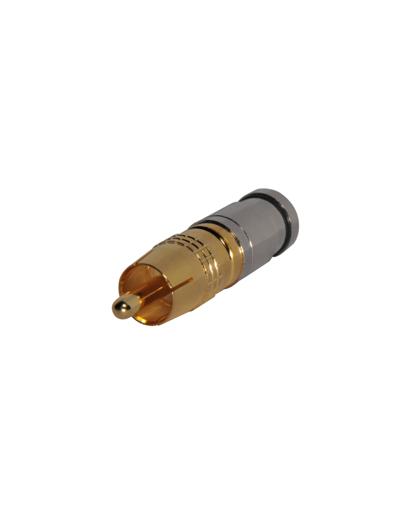 Fiche Rca Mâle À Compression Pour Câble Kx 6 957205 Unité