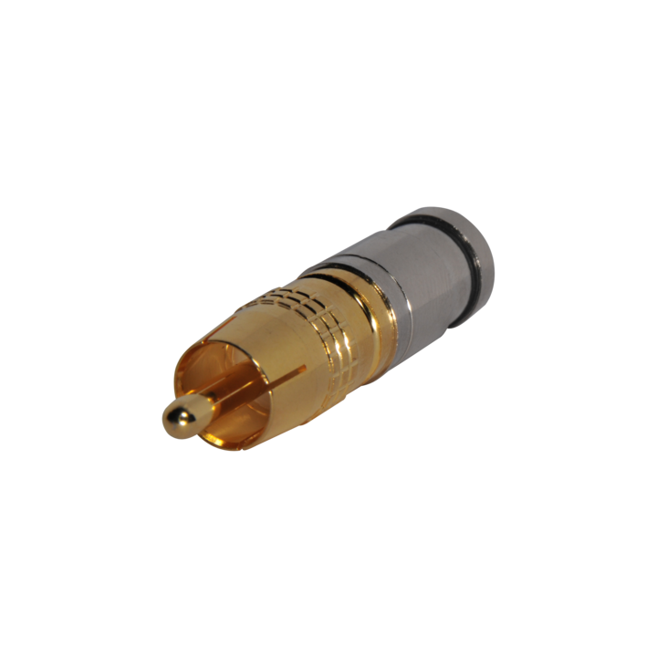 FICHE RCA Mâle à COMPRESSION pour câble KX 6  957205 unité