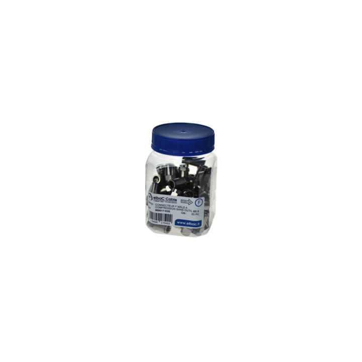 IEC FEMELLE COMP. SANS OUTIL Ø6.8mm