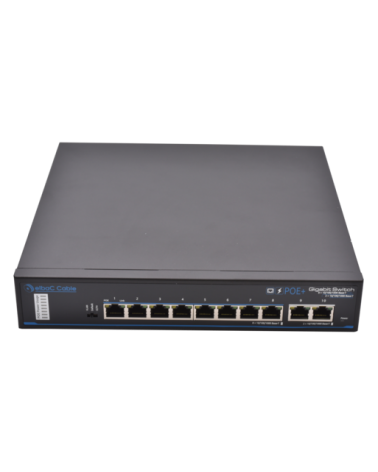 Switch 135W - 8×1Gbps/Poe+ & 2×1Gbps