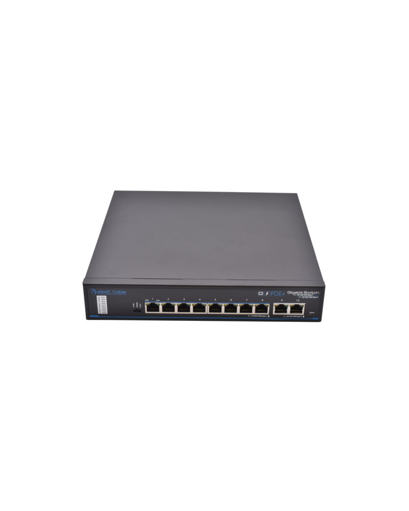 Switch 135W - 8×1Gbps/Poe+ & 2×1Gbps