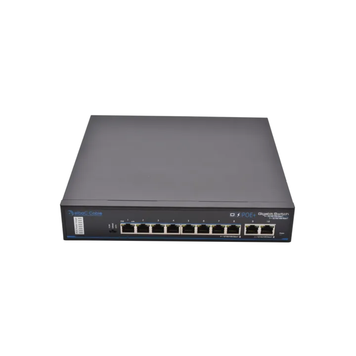 Switch 135W - 8×1Gbps/Poe+ & 2×1Gbp Boîte 1 Pc