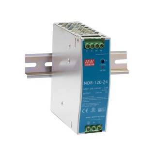 ALIM RAIL DIN 120W VE:90-132/180-264VAC VS:24V/5A (*20)