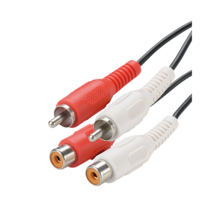 CORDON 2 rca males / 2 rca femelles 2m50