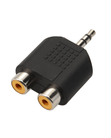 Adaptateur Jack 3.5Mm M/2 X 1 Rca F