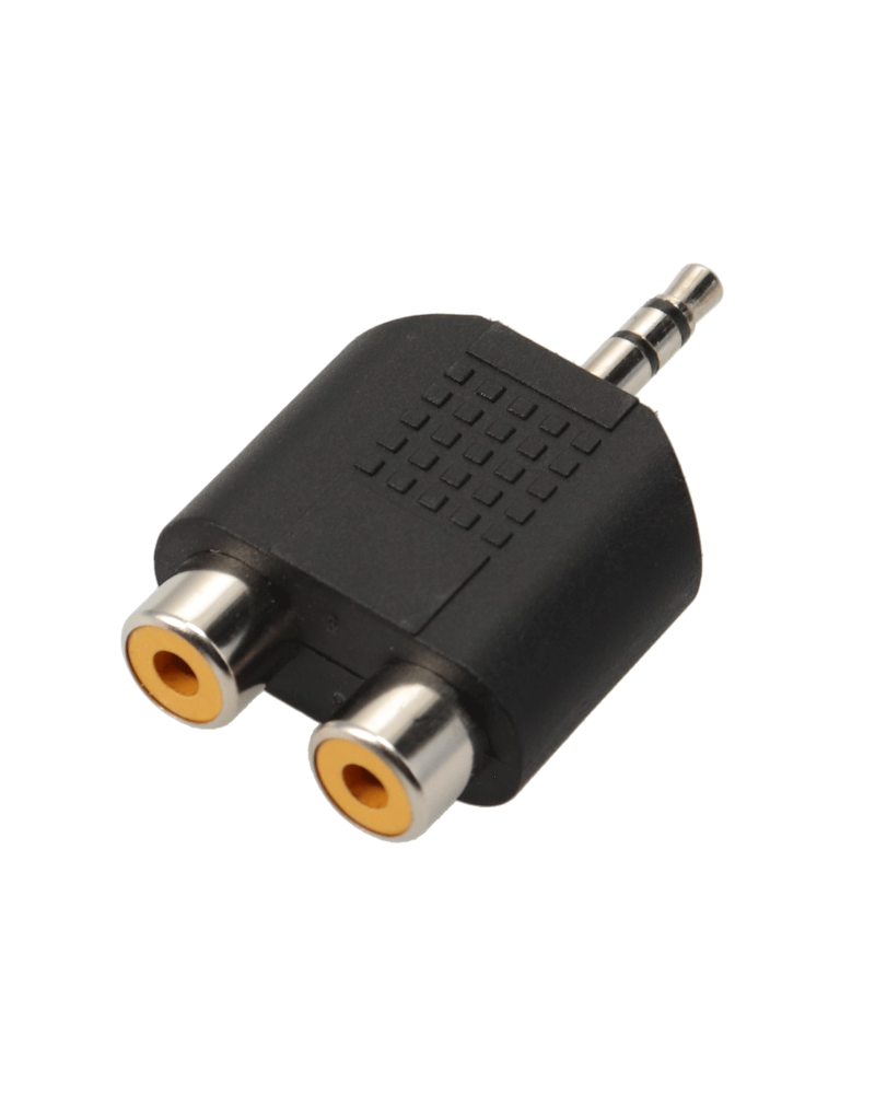 Adaptateur Jack 3.5Mm M/2 X 1 Rca F