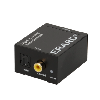 CONVERT. AUDIO NUM en ANALOGIQUE (kit+3 cordons)