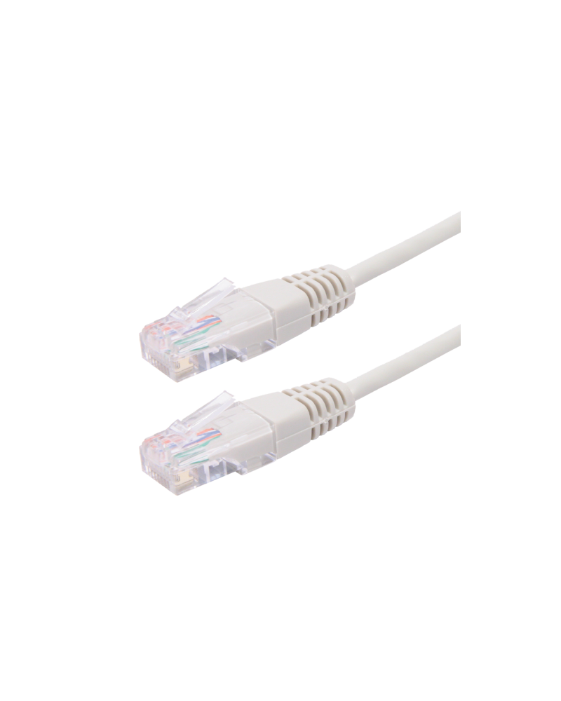 Cordon Rj45 M/M-Cat. 5E-U/Utp-100Mhz-0.50Mètre