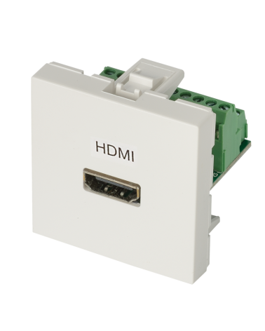 Plastron Hdmi 45X45 Raccordement À Vis