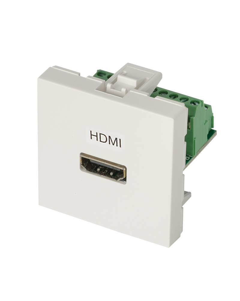 Plastron Hdmi 45X45 Raccordement À Vis