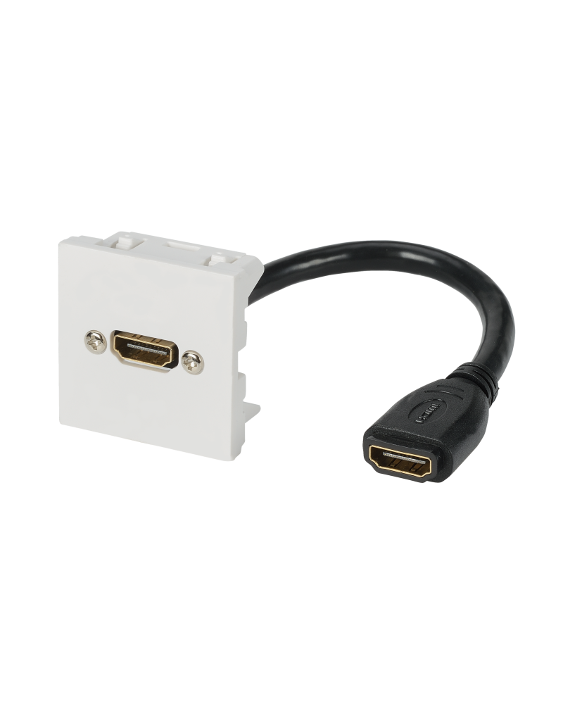 Plastron 45X45 Hdmi + Cordon Hdmi Femelle