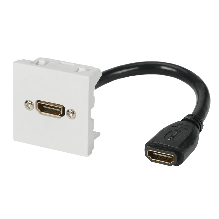 Plastron 45X45 Hdmi+Cordon Hdmi Fem