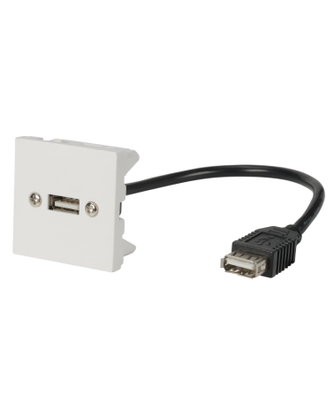 Plastron 45X45 Usb + Cordon Usb Femelle Pl211A2