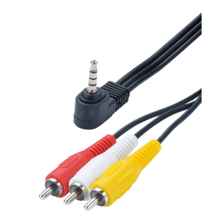 CORDON CAMESCOPE jack 3.5 male / 3 rca males 1m50
