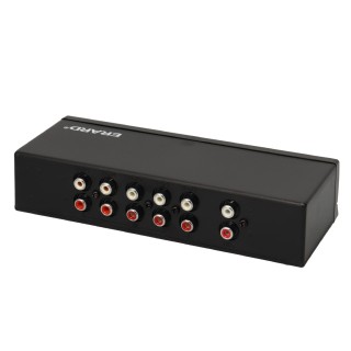 Commutateur audio analogique-2 RCA-1 vers 5