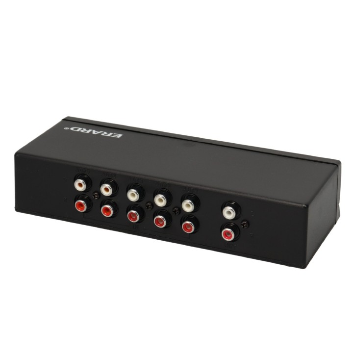 Commutateur audio analogique-2 RCA-1 vers 5