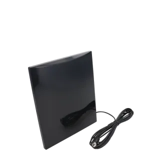 Antenne Tv/Tnt D'Intérieure Plate+Cordon Tv 9 52 Mm M